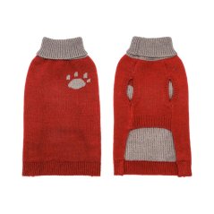 Nobleza teplý pletený rolákový sveter pre domácich miláčikov