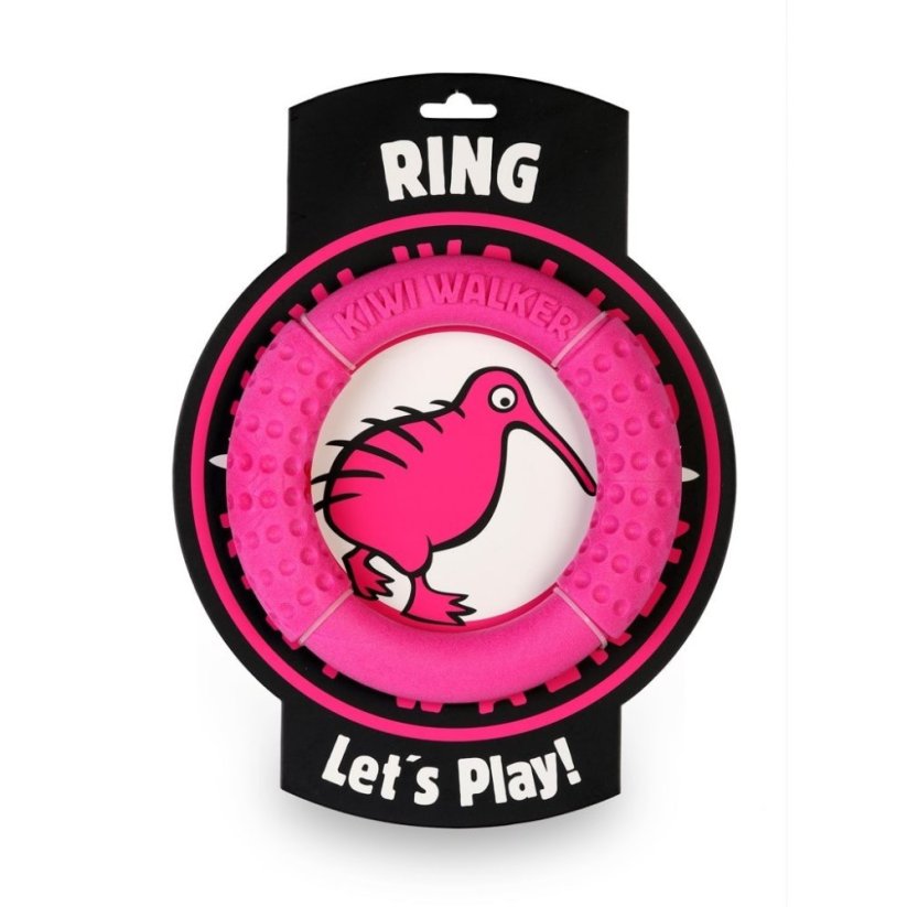 KIWI WALKER RING MAXI - 18 cm - Farba: Ružová