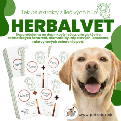 HerbalVet - Tekutý extrakt z liečivých húb pre zvieratá - TUMOR