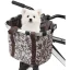 Predná taška na bicykel pre psa s nosičom