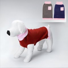 Nobleza pletený pulóver pre psy a mačky s malým vreckom