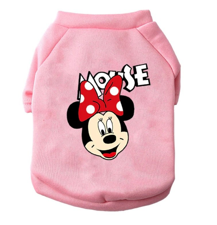 Oblečenie pre psa "Minnie mouse" - Farba: Ružová, Veľkosť: M