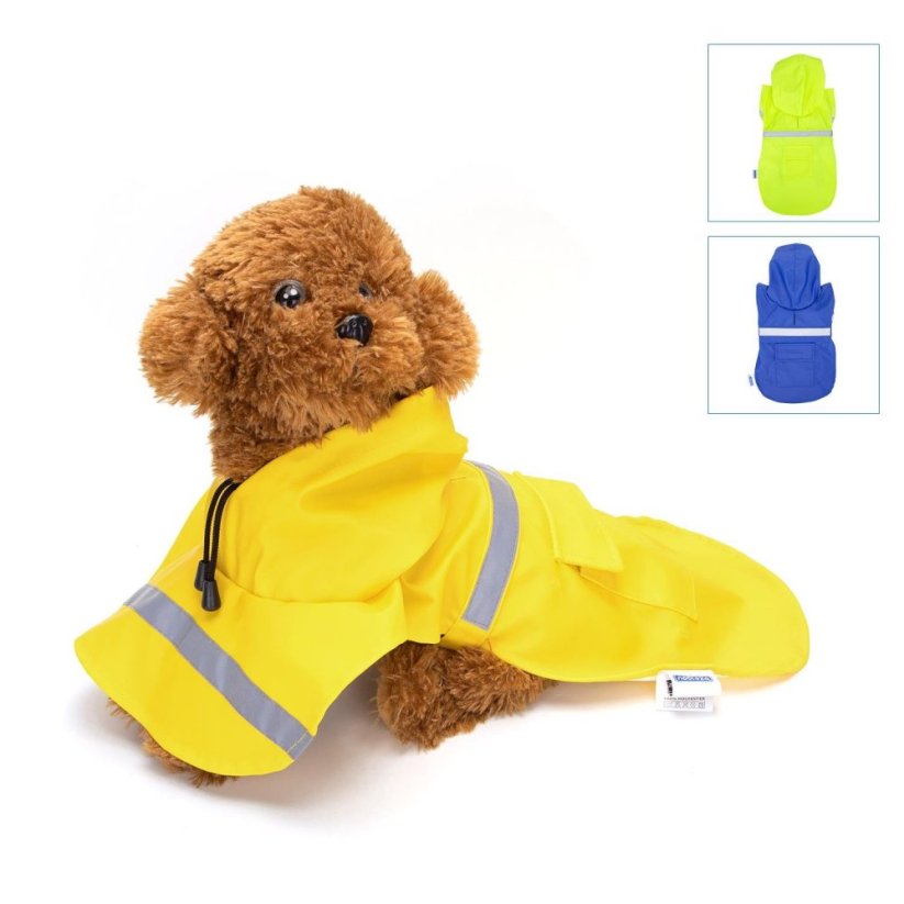 Nobleza pršiplášť s reflexnou páskou a so zásterou do 6XL - Farba: Neon, Veľkosť: 4XL