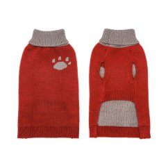 Nobleza teplý pletený rolákový sveter pre domácich miláčikov