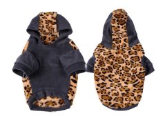 Mikina pre psíka s leopardím vzorom