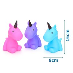 NOBLEZA latexová pískakúca hračka pre psov vo tvare Unicornu