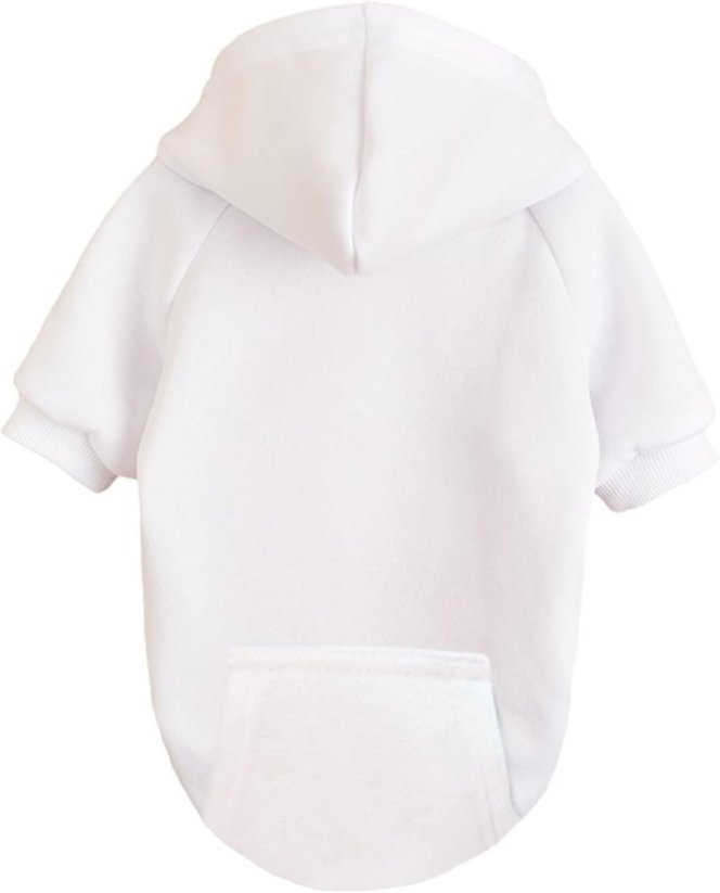 Bavlnená mikina pre psa s kapucňou - Farba: Fialová, Veľkosť: M