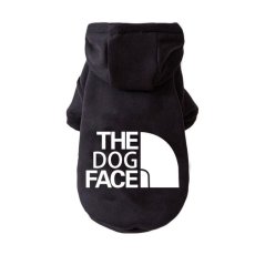 Mikina s kapucňou a s nápisom THE DOG FACE