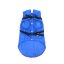 NOBLEZA vodeodolný- nepremokavý kabát s postrojom pre psy - Farba: Čierna, Veľkosť: XXL