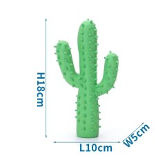 Nobleza gumená pískajúca hračka pre psy so vzorom kaktusu