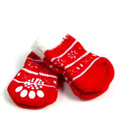 Vianočných ponožiek pre psy