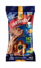 BUSTER White Dental - Dentálna tyčinka so šípkami - Bez Gluténu - Bez Mäsa