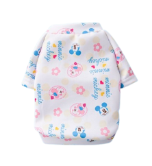 Mikina so vzorom Minnie mouse a kvetinky