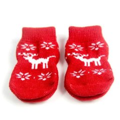Vianočné ponožky pre psy