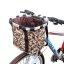 Predná taška na bicykel pre psa s nosičom - Farba: Hnedá