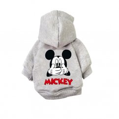 Oblečenie pre psa "Mickey mouse" s kapucňou
