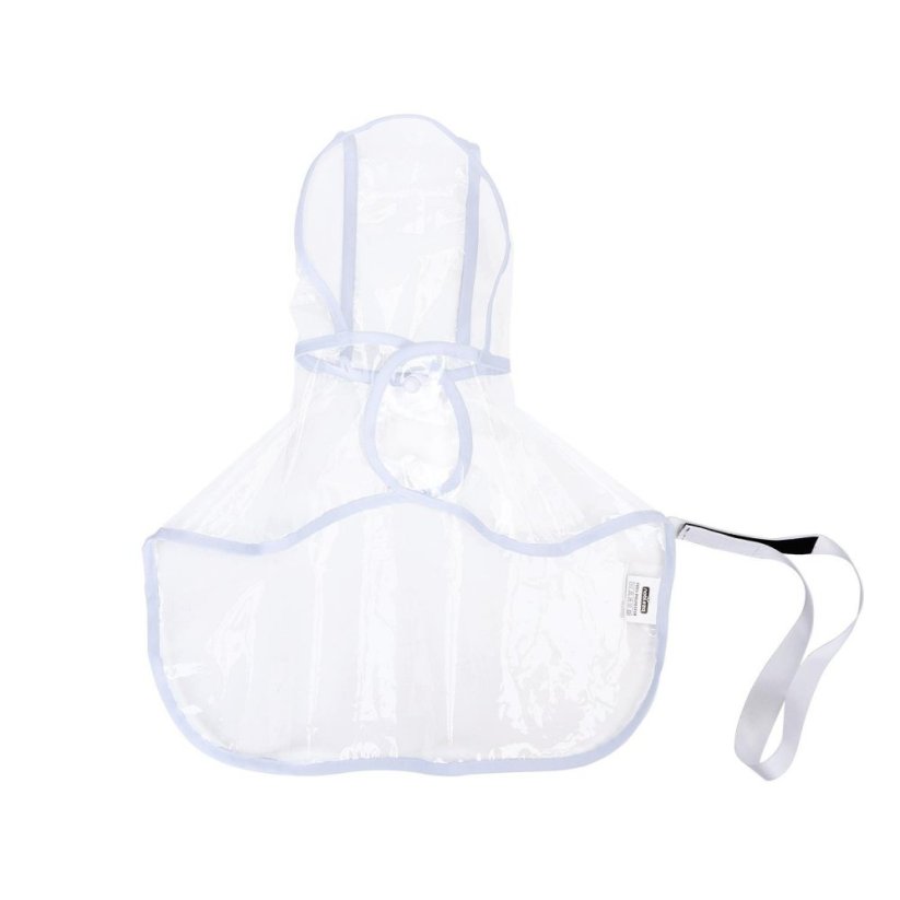 Nobleza transparentný pršiplášť  pre domácich miláčikov do 6XL - Farba: Červená, Veľkosť: 5XL