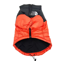 Dog Face zimná pufovaná bunda pre psa – nepremokavá, extra hrejivá